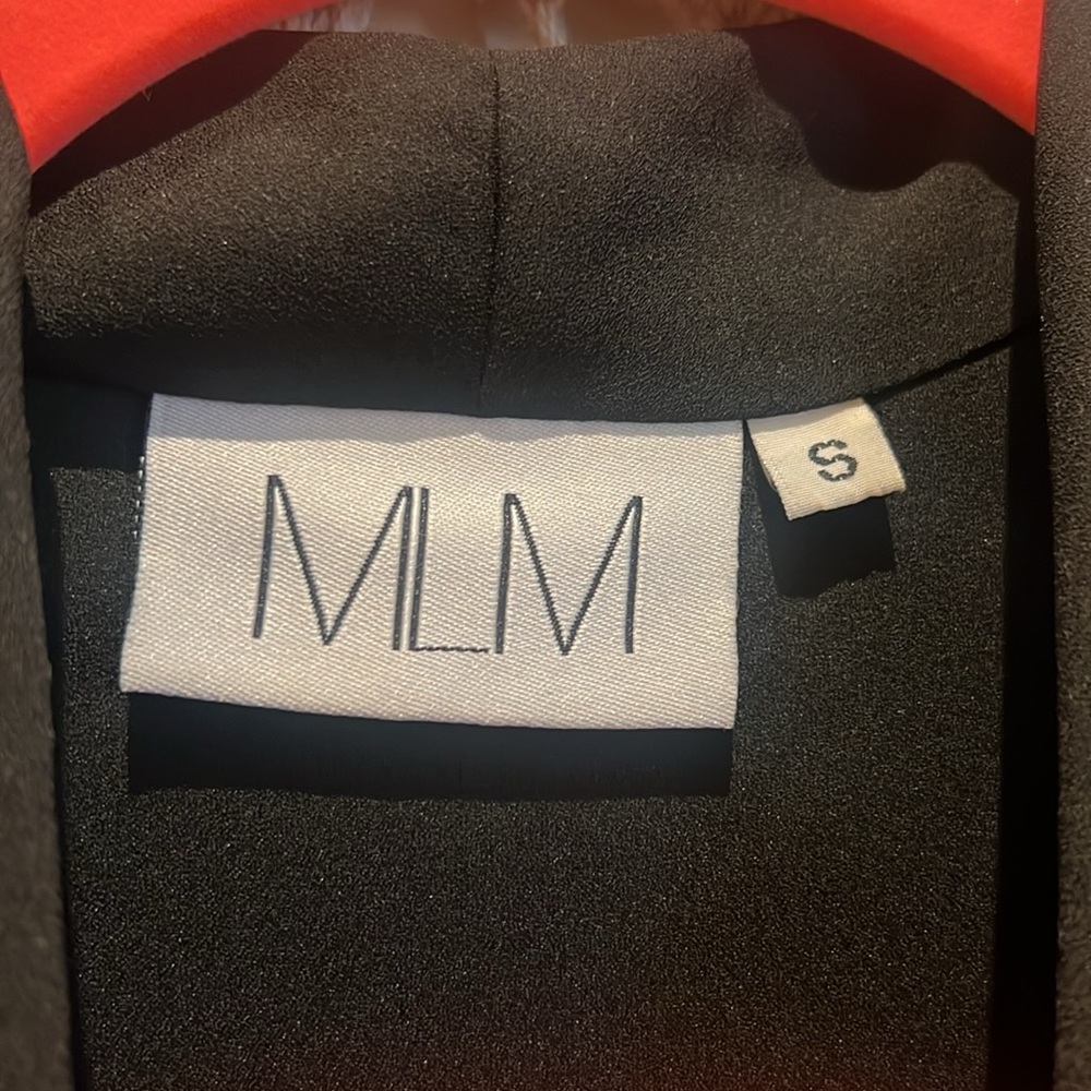MLM Elegant Black Drape Blouse